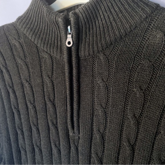 Croft & Barrow Olive Green Men’s Sweater - Picture 4 of 6